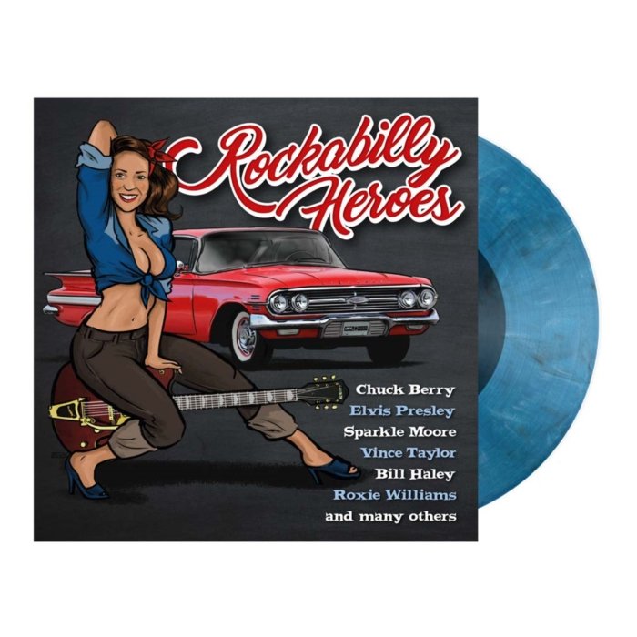 VARIOUS ARTISTS - ROCKABILLY HEROES (COOL BLUE VINYL/180G) (RSD)