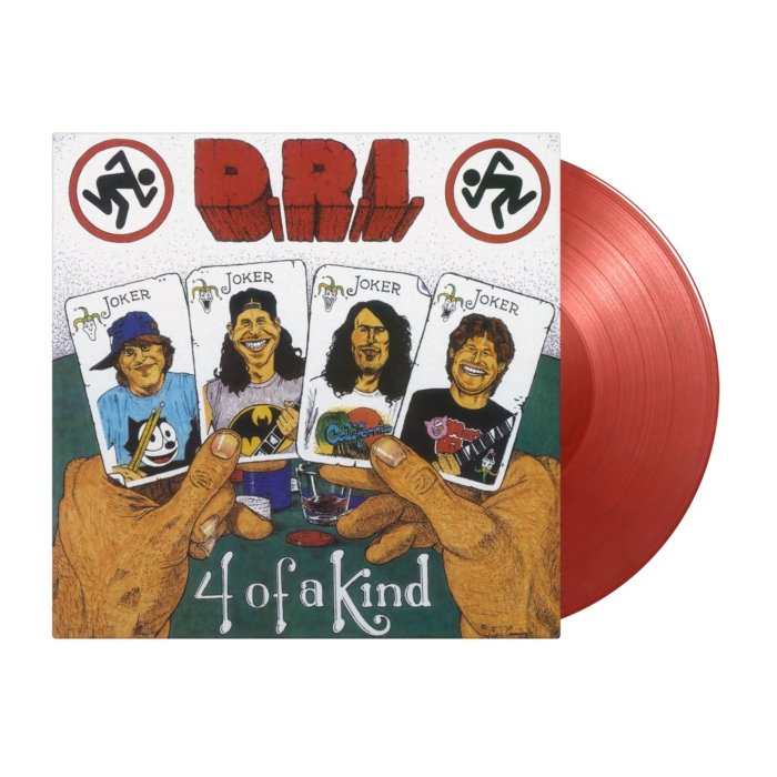 D.R.I. - 4 OF A KIND (LIMITED/RED & BLACK MARBLED VINYL/180G/INSERT/NUMBERED)