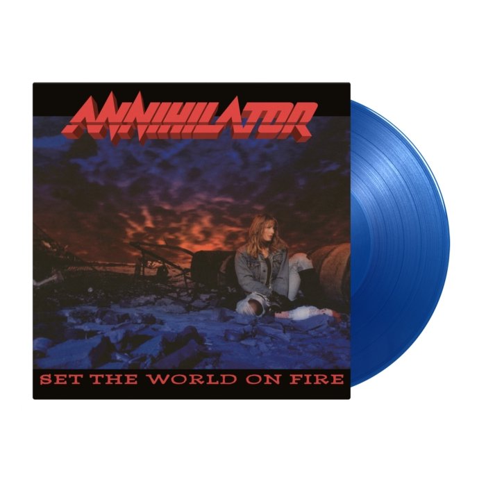 ANNIHILATOR - SET THE WORLD ON FIRE (180G/TRANSLUCENT BLUE VINYL)