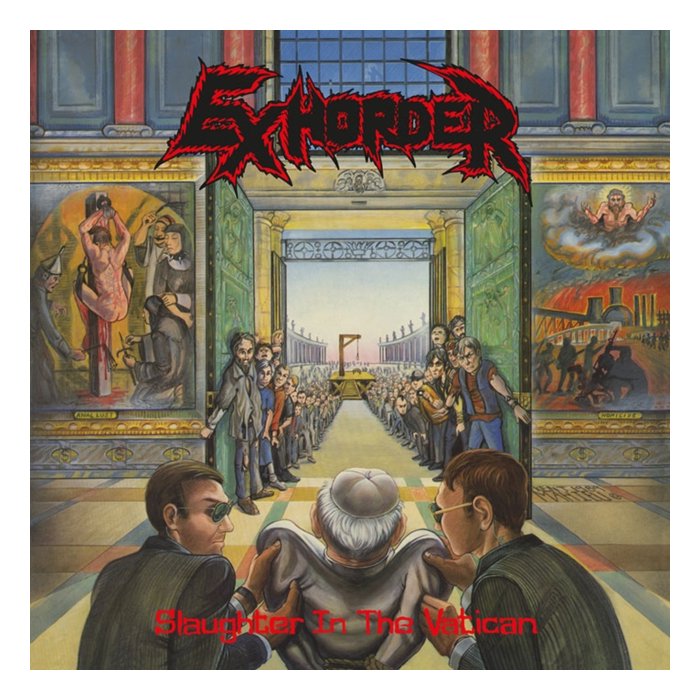 EXHORDER - SLAUGHTER IN THE VATICAN (LIMITED/CRYSTAL CLEAR & BLACK MARBLED VINYL/180G/INSERT/NUMBERED)