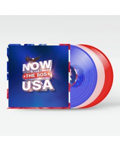 VARIOUS ARTISTS - NOW! THAT'S WHAT I CALL USA: THE 80'S (3LP/RED/WHITE & BLUE VINYL)