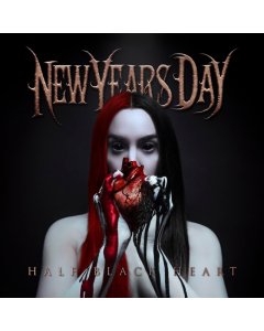 NEW YEARS DAY - HALF BLACK HEART (SILVER VINYL)