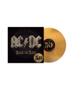 AC/DC - ROCK OR BUST (50TH ANNIVERSARY/GOLD COLOR VINYL)