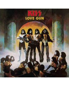 KISS - LOVE GUN (TANGERINE/AQUA SPLATTER VINYL)