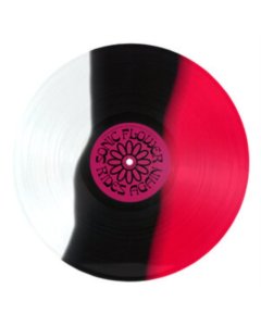 SONIC FLOWER - RIDES AGAIN (ALTERNATE COVER) (WHITE/BLACK/PINK STRIPED VINYL)