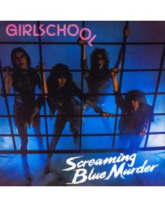 GIRLSCHOOL - SCREAMING BLUE MURDER (BLUE MARBLE VINYL)