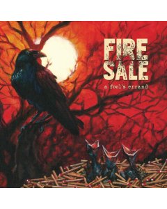 FIRE SALE - FOOL'S ERRAND (WHITE WITH RED & YELLOW SPLATTER)