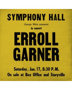 GARNER,ERROL - SYMPHONY HALL CONCERT