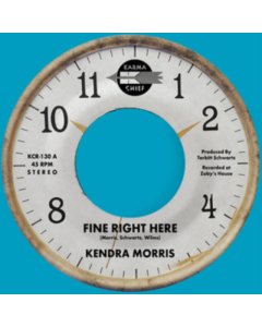 MORRIS,KENDRA - FINE RIGHT HERE / BIRTHDAY SONG (BLUE FROSTING 7INCH)