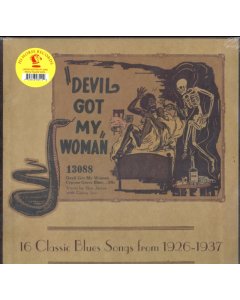 VARIOUS ARTISTS - DEVIL GOT MY WOMAN: 16 CLASSIC BLUES SONGS FROM 1926-1937 (TD RED-YELLOW STARBURST VINYL)