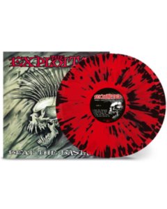 EXPLOITED - BEAT THE BASTARDS (TRANS RED & BLACK SPLATTER VINYL)