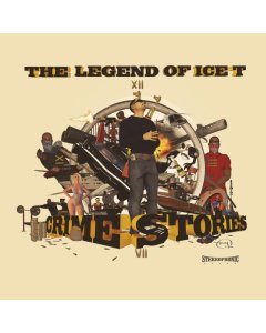 ICE T - LEGEND OF ICE T: CRIME STORIES (3LP/CLEAR W/ RED SPLATTER VINYL)