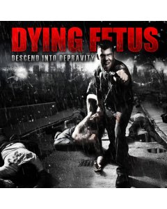 DYING FETUS - DESCEND INTO DEPRAVITY (BLOOD RED CLOUDY EFFECT VINYL)