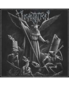 INCANTATION - UPON THE THRONE OF APOCALYPSE (REISSUE) (BLACK ICE WITH SILVER & WHITE SPLATTER VINYL)