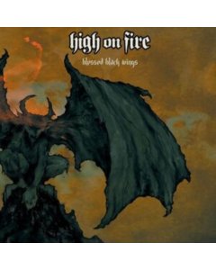 HIGH ON FIRE - BLESSED BLACK WINGS (AQUA BLUE & HALLOWEEN ORANGE GALAXY MERGE VINYL/2LP)