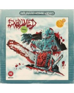 EXHUMED - HORROR (ELECTRIC BLUE & BLOOD RED QUAD WITH RED, WHITE & BLACK SPLATTER VINYL)