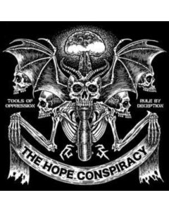 HOPE CONSPIRACY - TOOLS OF OPPRESSION/RULE BY DECEPTION (SILVER/BLUE MIX VINYL)