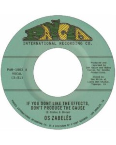 OS ZABELES - IF YOU DON’T LIKE THE EFFECTS, DON’T PRODUCE THE CAUSE B/W BACK IN OUR MINDS