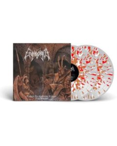 ENTHRONED - TOWARDS THE SKULLTHRONE / REGIE SATHANAS (CLEAR VINYL WITH BROWN/RED/WHITE SPLATTER VINYL)