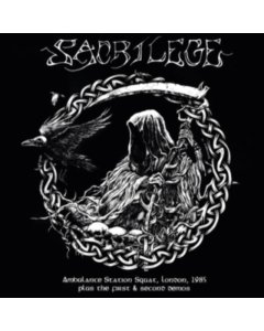 SACRILEGE - AMBULANCE STATION SQUAT LONDON 1985 / 1ST & 2ND DEMOS (CLEAR/BLACK SPLATTER VINYL)