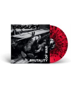 DISGUST - BRUTALITY OF WAR (RED/BLACK SPLATTER VINYL)