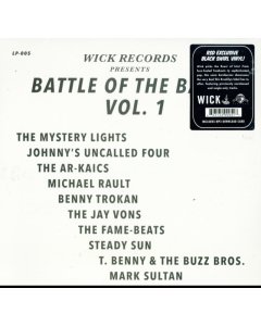 VARIOUS ARTISTS - WICK RECORDS PRESENTS BATTLE OF THE BANDS VOL. 1 (BLACK SWIRL VINYL) (RSD)