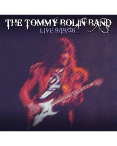 BOLIN,TOMMY - LIVE 9-19-76 (TRANSLUCENT RED VINYL/LIMITED EDITION)