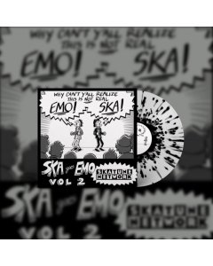 SKATUNE NETWORK - SKA GOES EMO: VOL. 2 (WHITE W/ BLACK SPLATTER VINYL)