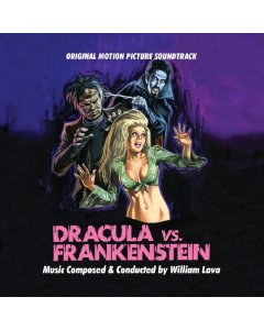 LAVA,WILLIAM - DRACULA VS. FRANKENSTEIN OST  (50TH ANNIVERSARY/PUMPKIN ORANGE VINYL)