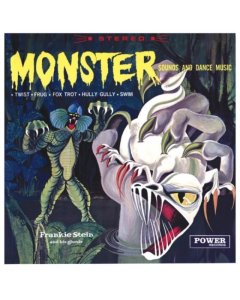 FRANKIE STEIN & HIS GHOULS - MONSTER SOUNDS & DANCE MUSIC (COKE CLEAR WITH YELLOW SERPENTINE SWIRL VINYL)