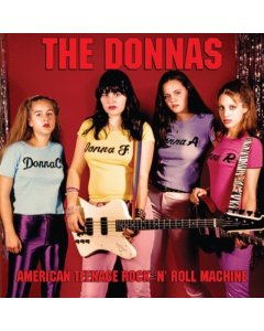 DONNAS - AMERICAN TEENAGE ROCK 'N' ROLL MACHINE (FIRE ORANGE WITH BLACK SWIRL VINYL)