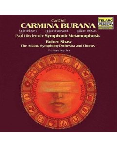 SHAW,ROBERT; ATLANTA SYMPHONY ORCHESTRA & CHORUS - ORFF: CARMINA BURANA (2 LP)