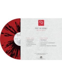 FRONT LINE ASSEMBLY - DISORDER (RED & BLACK SPLATTER VINYL)