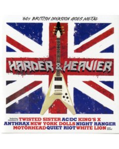 VARIOUS ARTISTS - HARDER & HEAVIER - 60S BRITISH INVASION (RED/BLUE VINYL)