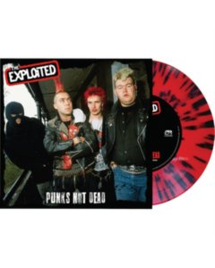 EXPLOITED - PUNK'S NOT DEAD (RED/BLACK SPLATTER 7INCH)