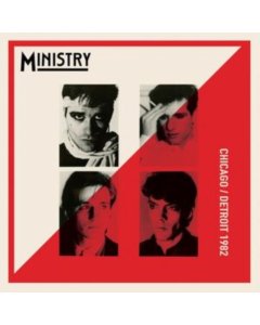 MINISTRY - CHICAGO/DETROIT 1982 (RED MARBLE VINYL)