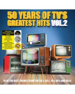 VARIOUS ARTISTS - 50 YEARS OF TV'S GREATEST HITS, VOL. 2 (2LP/SPLATTER VINYL) (RSD)