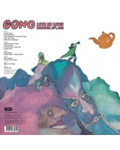 GONG - LIVE IN LYON, DECEMBER 14, 1972 (2LP/LAVA LAMP EFFECT CLEAR BLUE, GREEN & PURPLE VINYL) (RSD)