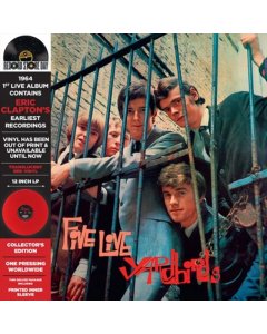 YARDBIRDS - FIVE LIVE YARDBIRDS (TRANSCLUENT RED VINYL) (RSD)