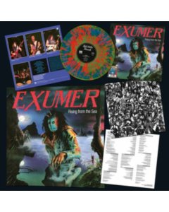 EXUMER - RISING FROM THE SEA (OLIVE GREEN/AQUA BLUE MIXED W/ RED SPLATTER VINYL)