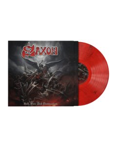 SAXON - HELL, FIRE & DAMNATION (180G/RED MARBLE W/ BLACK VINYL) (I)