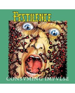 PESTILENCE - CONSUMING IMPULSE (TRANSPARENT RED W/ BLACK SPLATTER VINYL)