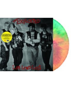 EXPLOITED - LIVE LEWD LUST (MULTI-COLOUR VINYL)