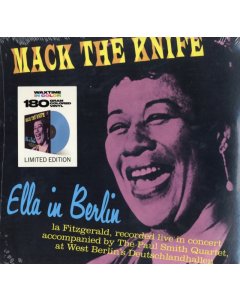 FITZGERALD,ELLA - ELLA IN BERLIN (MACK THE KNIFE) (4 BONUS TRACKS/LIMITED SOLID BLUE VINYL/180G/DMM)