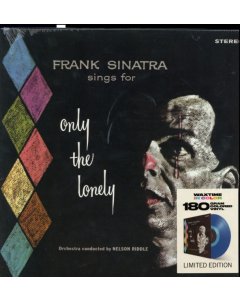 SINATRA,FRANK - ONLY THE LONELY + 1 BONUS TRACK! LIMITED EDITION IN TRANSPARENT BLUE COLORED VINYL.