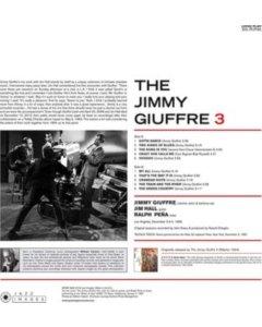 GIUFFRE,JIMMY - JIMMY GIUFFRE 3 (PHOTOGRAPHS BY WILLIAM CLAXTON/180G/VIRGIN VINYL/GATEFOLD EDITION)