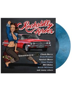 VARIOUS ARTISTS - ROCKABILLY HEROES (COOL BLUE VINYL/180G) (RSD)