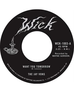 JAY VONS - WANT YOU TOMORROW