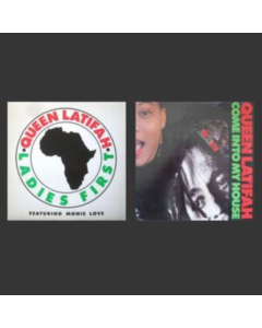 QUEEN LATIFAH - LADIES FIRST (FEAT. MONIE LOVE) / COME INTO MY HOUSE (RED 7INCH/REISSUE)