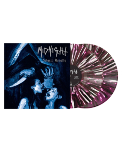 MIDNIGHT - SATANIC ROYALTY (TRANSPARENT DEEP PURPLE W/ BLACK & WHITE SPLATTER VINYL)